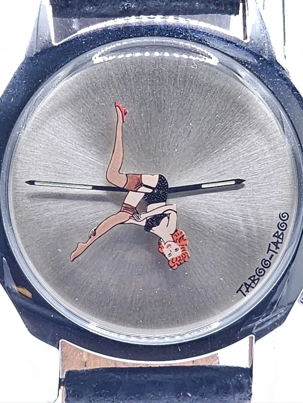 Taboo Taboo Kolector's JC Mareschal Pin Up Girl Besancon France 17 Jewel Watch